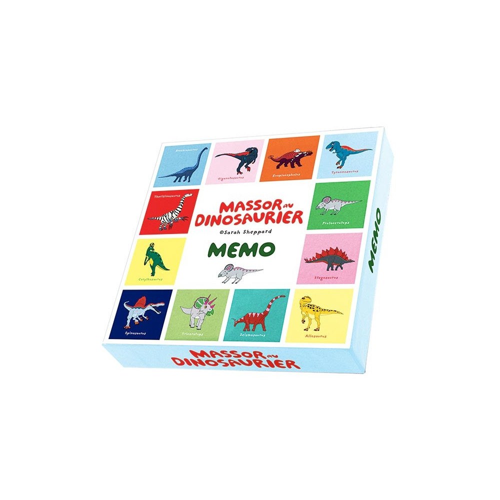 Hjelm förlag Massor av dinosaurier Memo (bok)