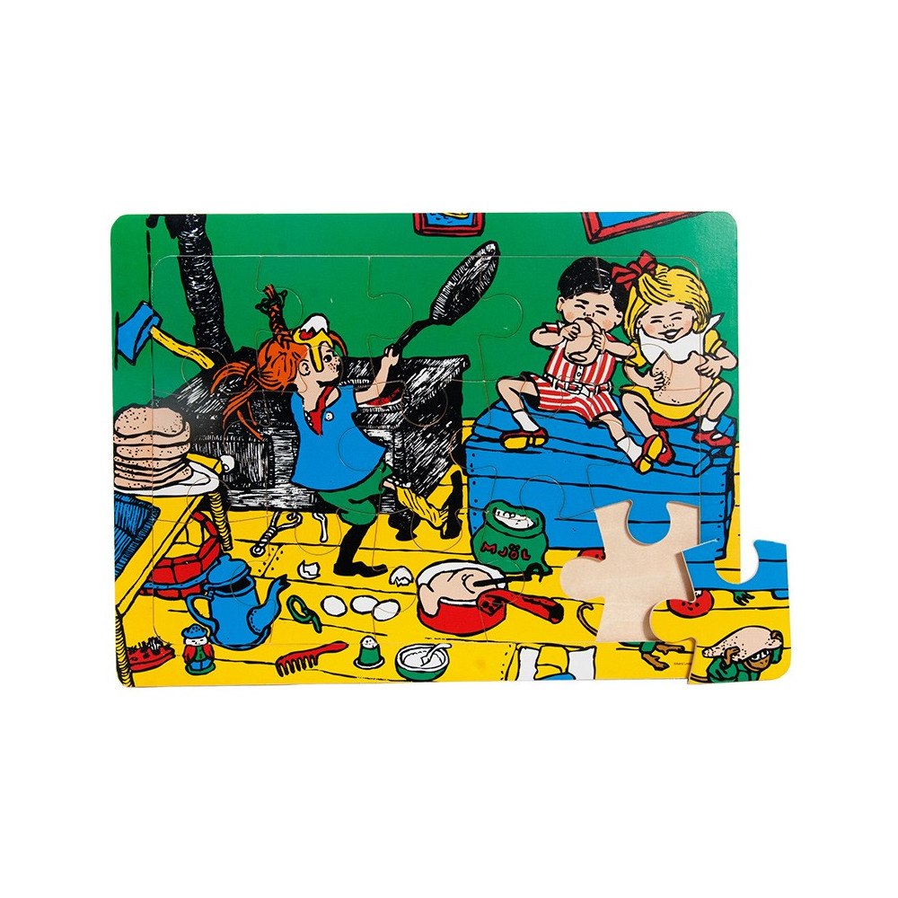 Hjelm förlag Pippi Långstrump rampussel - 15 bitar