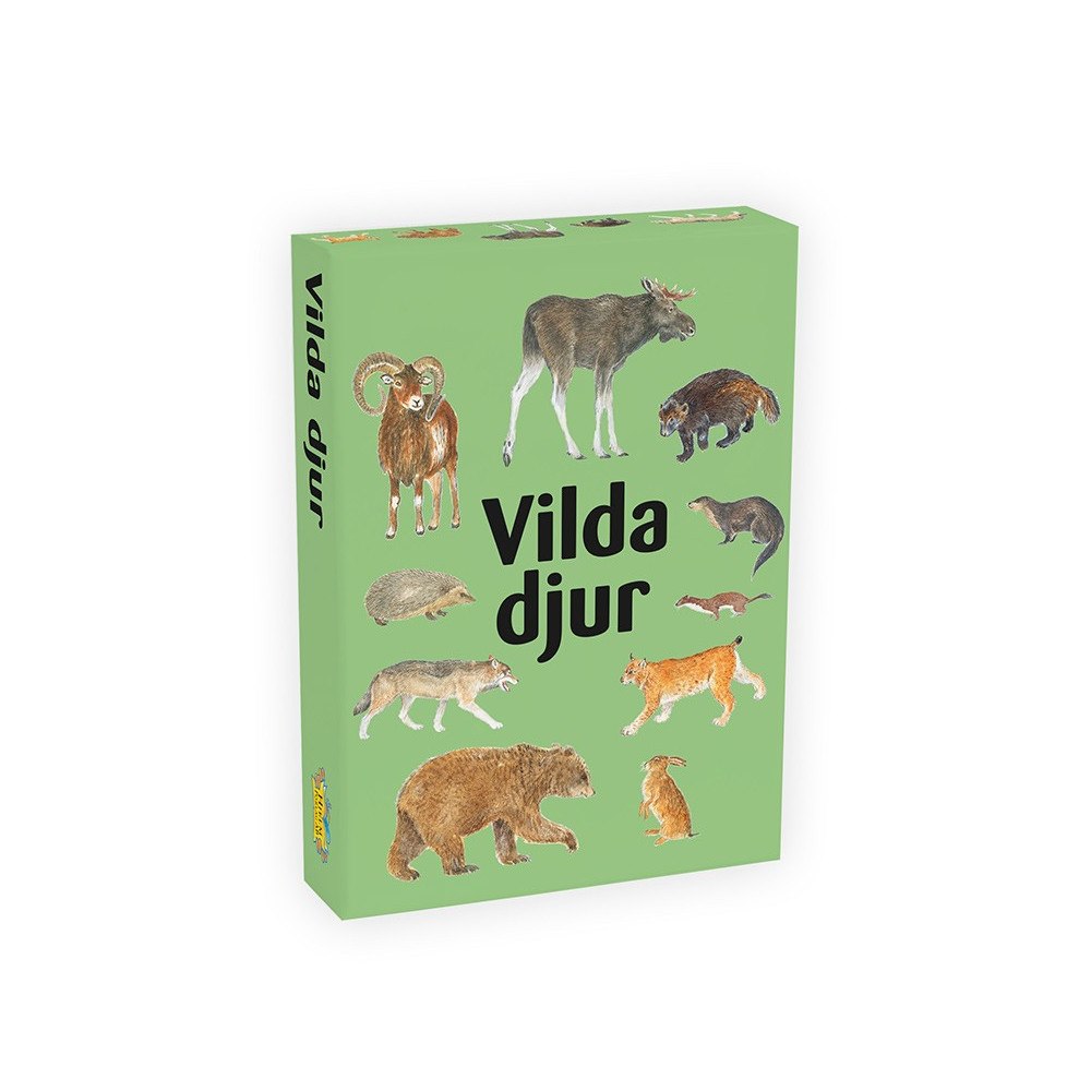 Hjelm förlag Vilda djur Kortspel