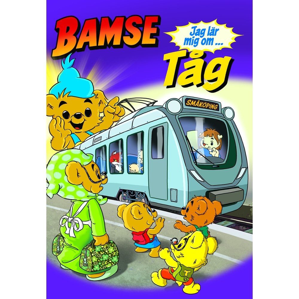 Susanne Adolfsson Jag lär mig om tåg (bok, kartonnage)