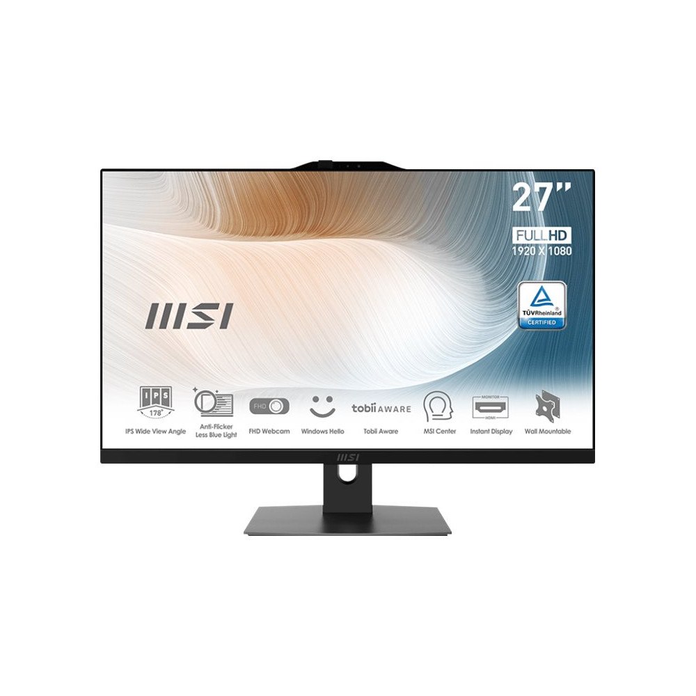 MSI MSI Modern AM272P 12M 1063AT - allt-i-ett Core i5 1235U 1.3 GHz - 16 GB - SSD 512 GB - LED 27"