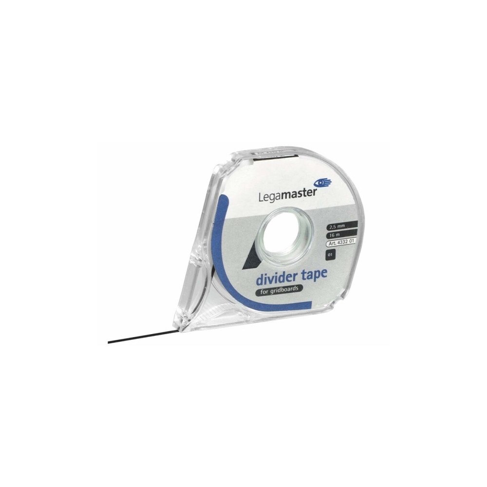 Legamaster Markerings-/inddelningstejp Legamaster®, 2,5 mm x 16 m, svar...