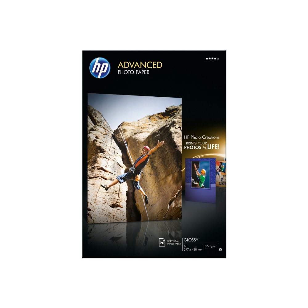 HP HP Advanced Photo Paper - fotopapper - blank - 20 ark - A3 - 250 g/m²