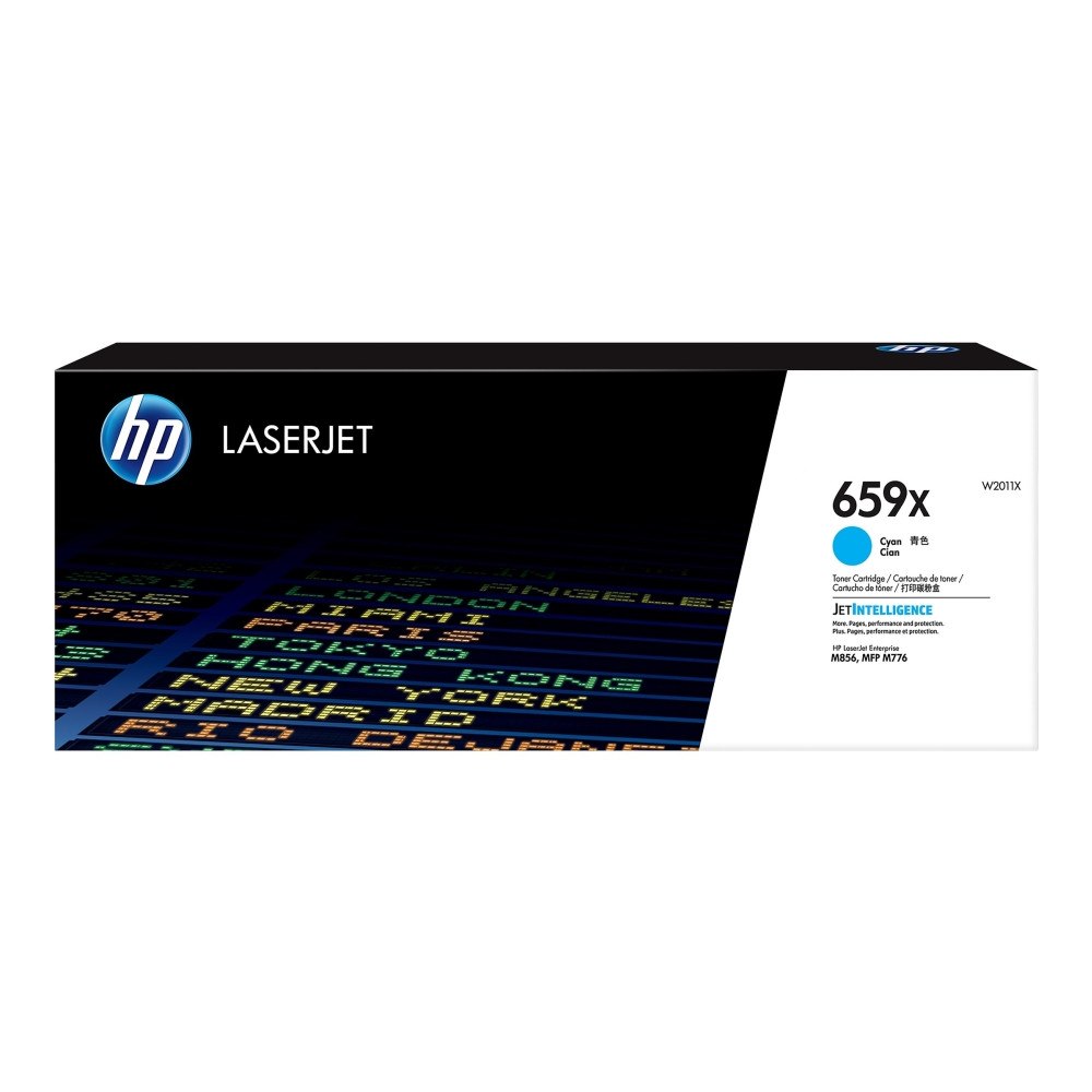 HP HP 659X - cyan - original - LaserJet - tonerkassett (W2011X)