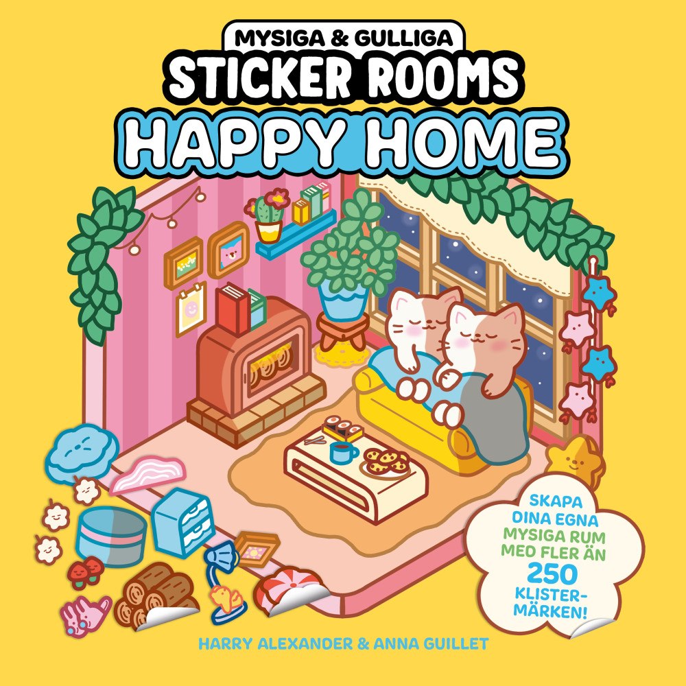 Harry Alexander Happy Home : med cozy klistermärken (häftad)