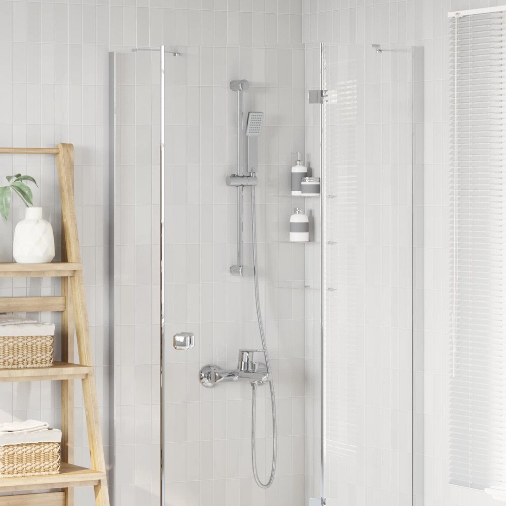 vidaXL Duschsystemset Krom 70 cm Rostfritt stål