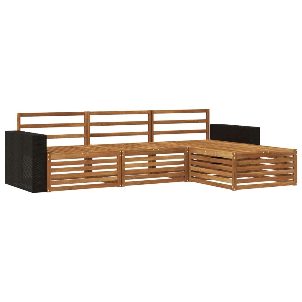 vidaXL Utomhussoffset 4 st