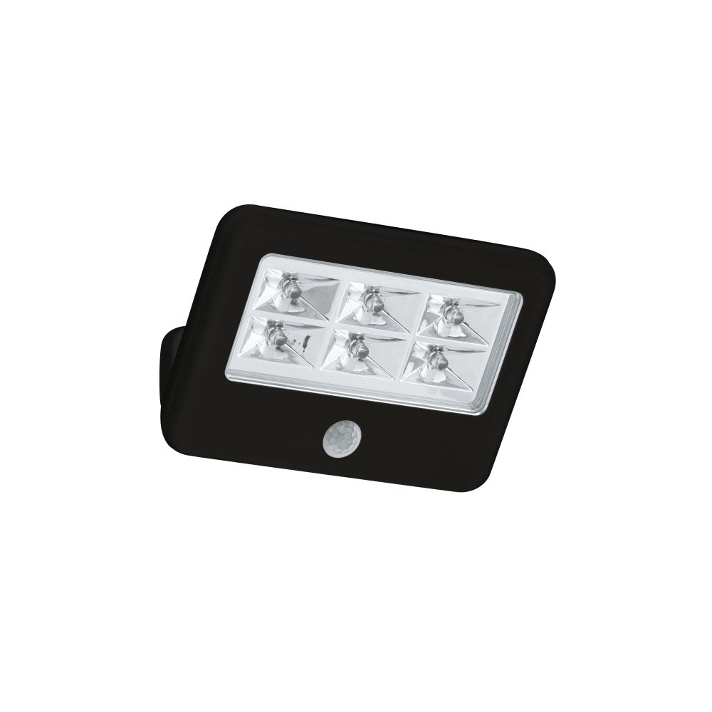 EGLO EGLO GAVELLO utomhus batteridriven vägglampa i svart med rör...