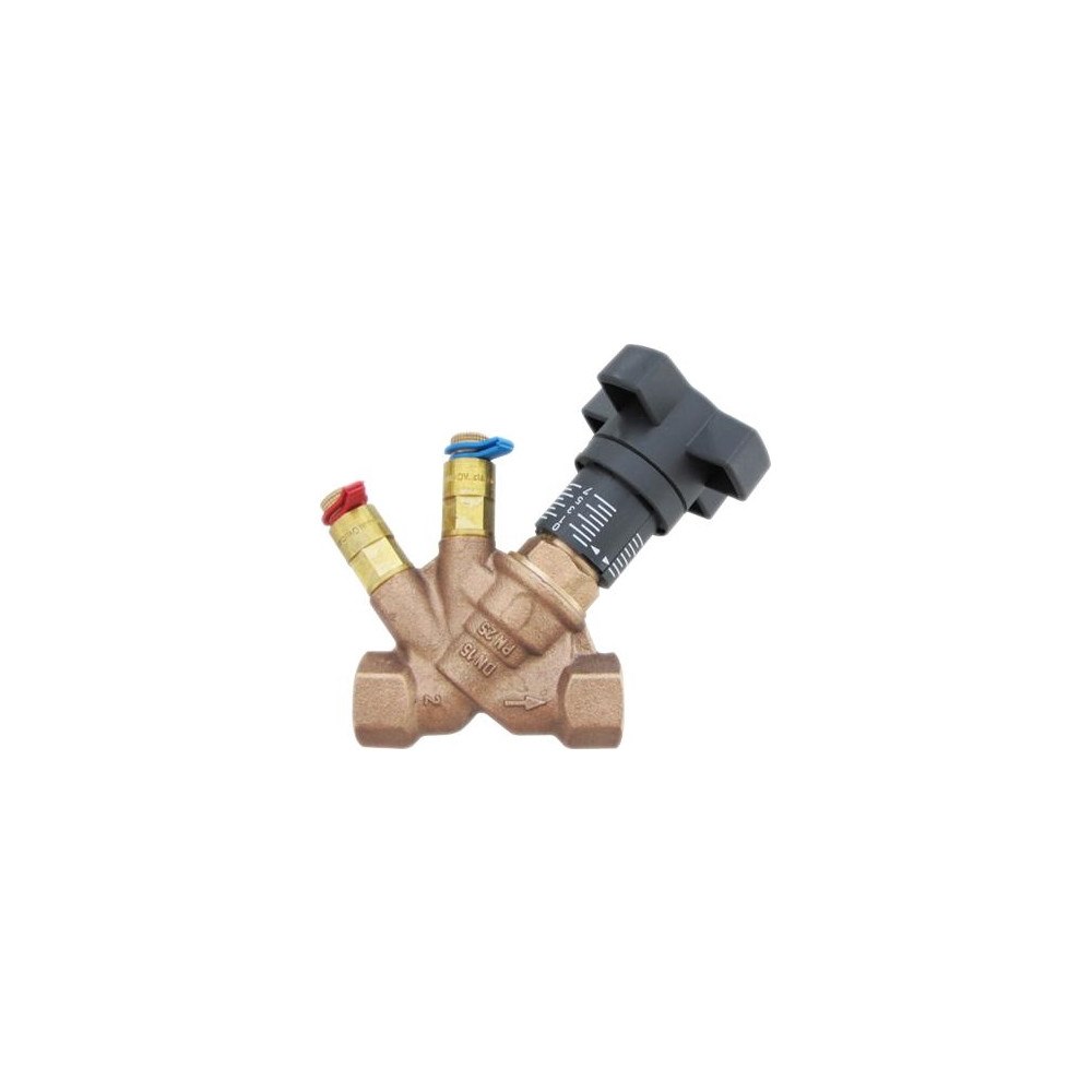 Solar Plus Csslr Plus stryp-/flödesregleringsventil 1¼" med 2 mätstosar...