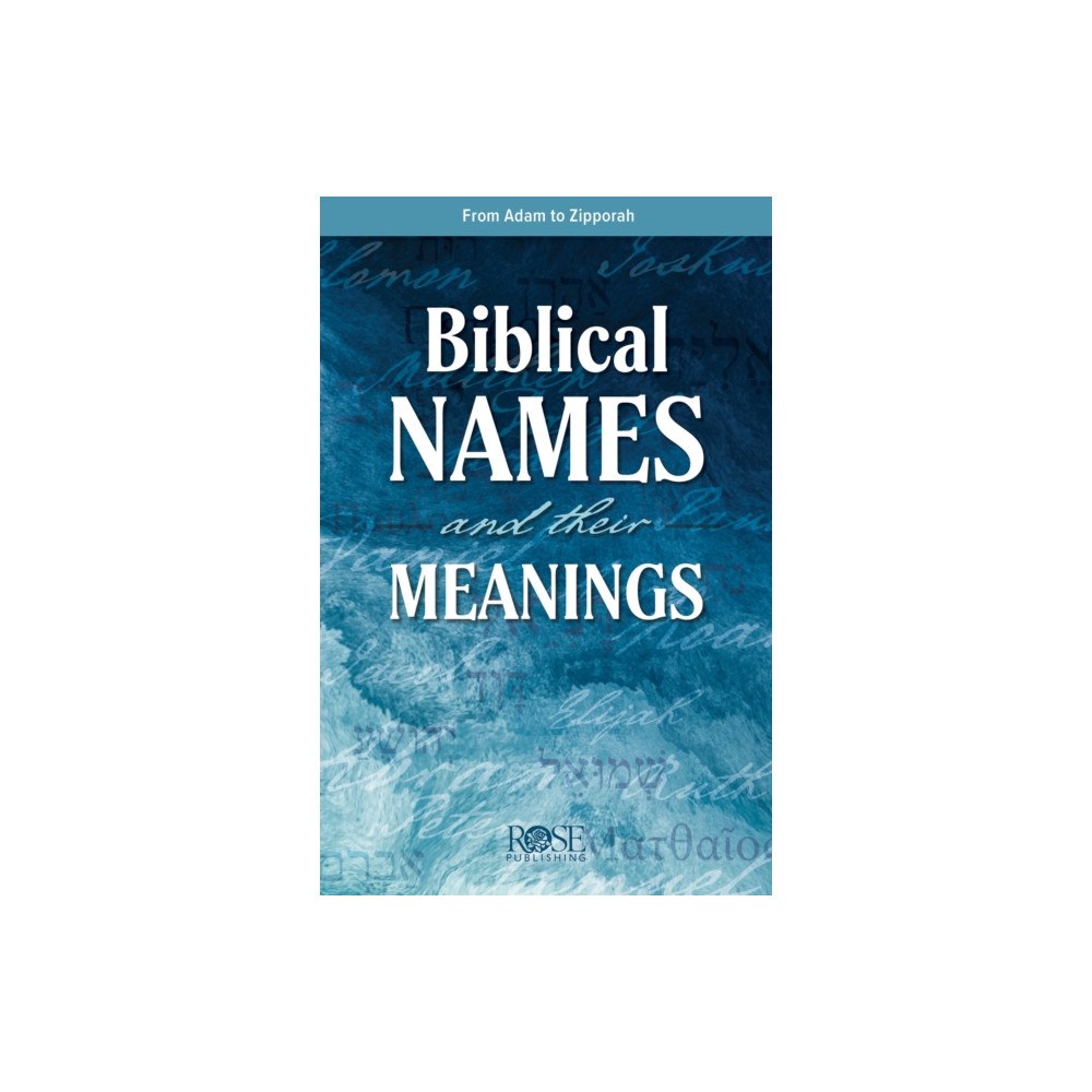 Tyndale House Publishers Biblical Names and Their Meanings (häftad, eng)