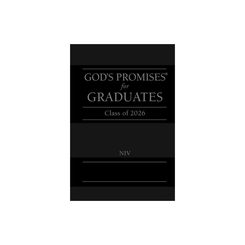 Thomas nelson publishers God's Promises for Graduates: Class of 2026 - Black NIV (inbunden, eng)