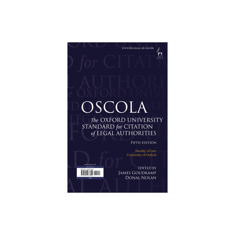 Bloomsbury Publishing PLC OSCOLA (häftad, eng)