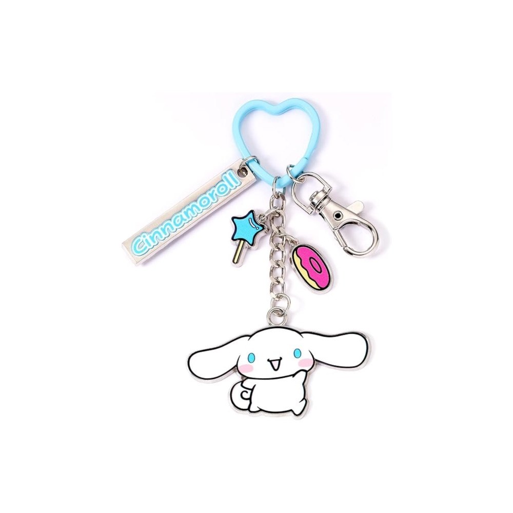 THE CARAT SHOP Hello Kitty Cinnamoroll Keyring With Charms
