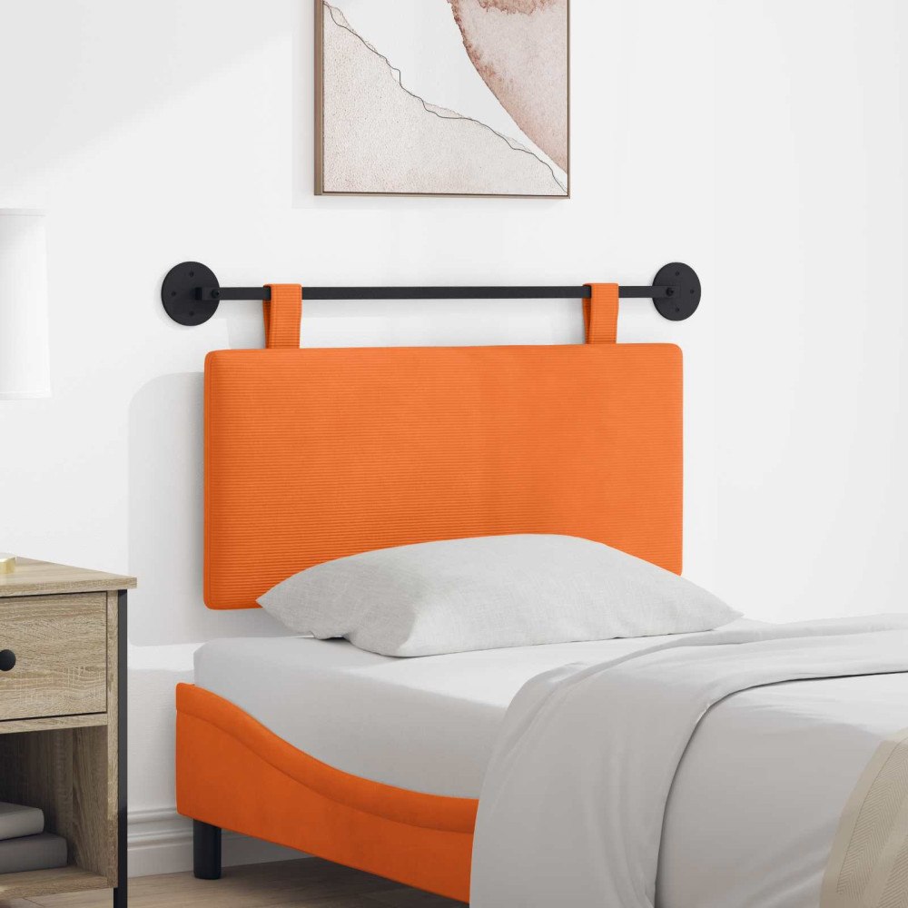 vidaXL Hängande sänggavel Kordread tyg