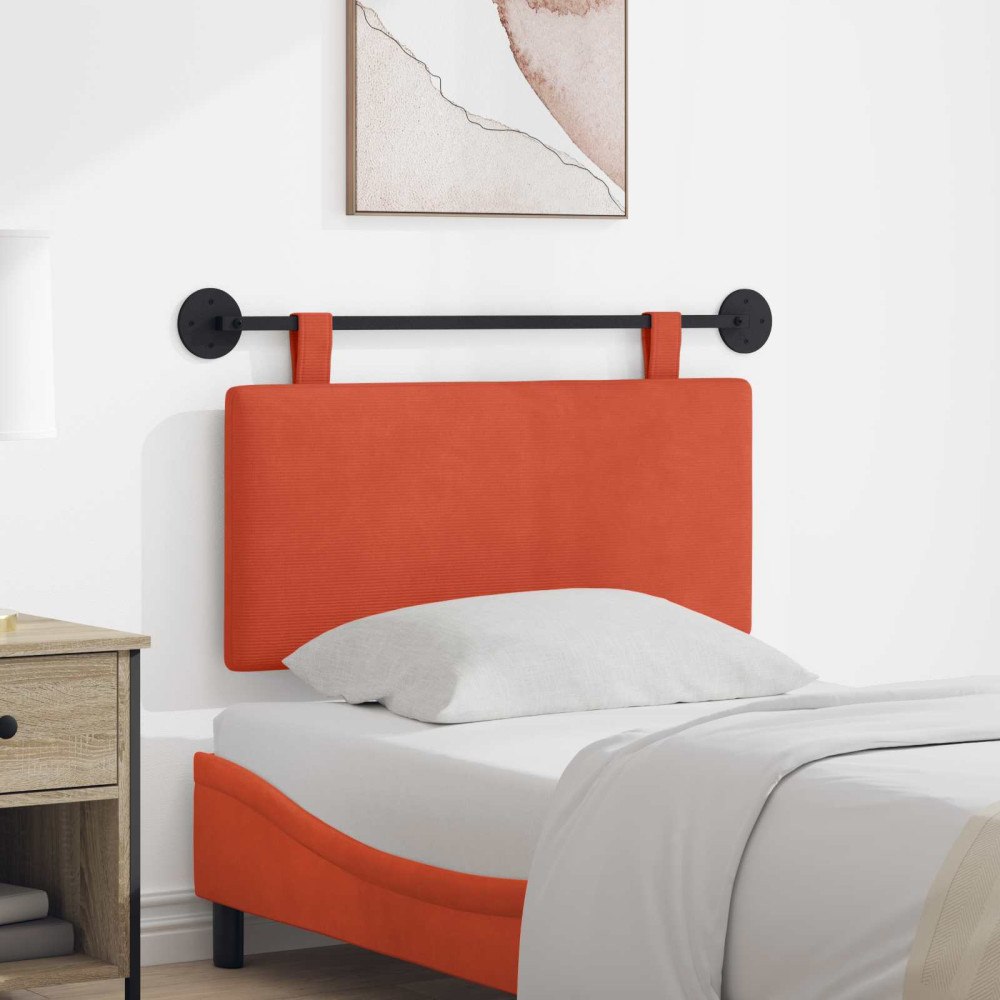 vidaXL Hängande sänggavel Kordread tyg