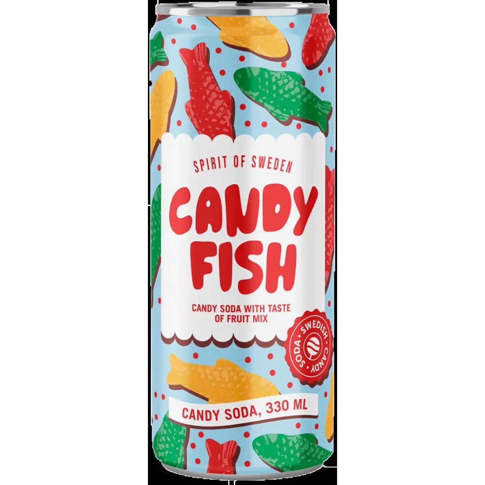 Spirit of Sweden Candy Fish Läsk 33 cl