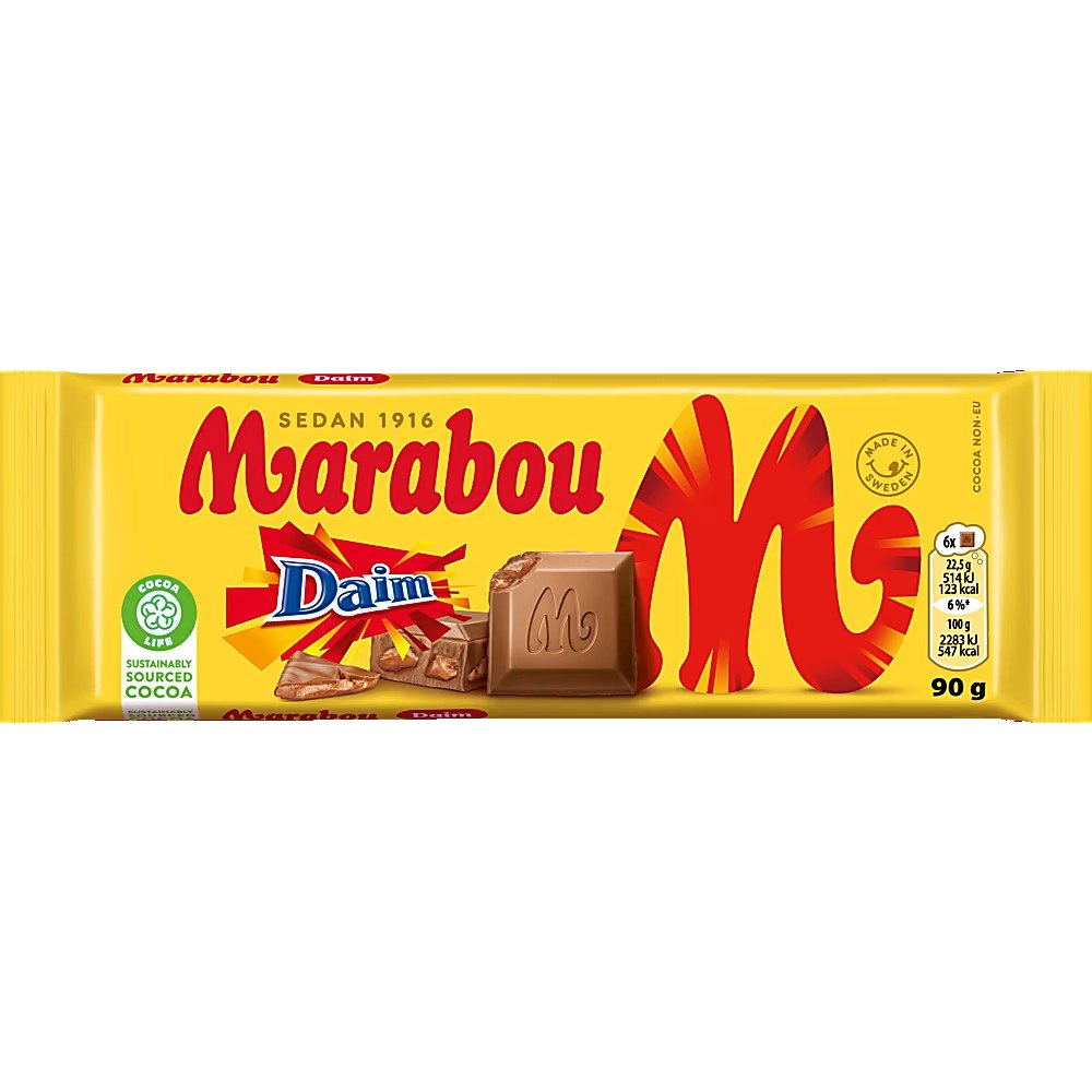 Marabou Mjölkchoklad Daim 90 g