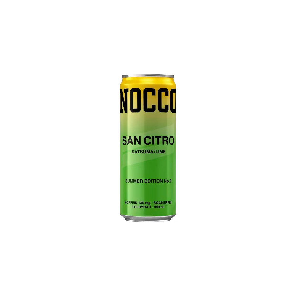 Nocco Nocco San Citro Satsuma/lime Energidryck 33 cl