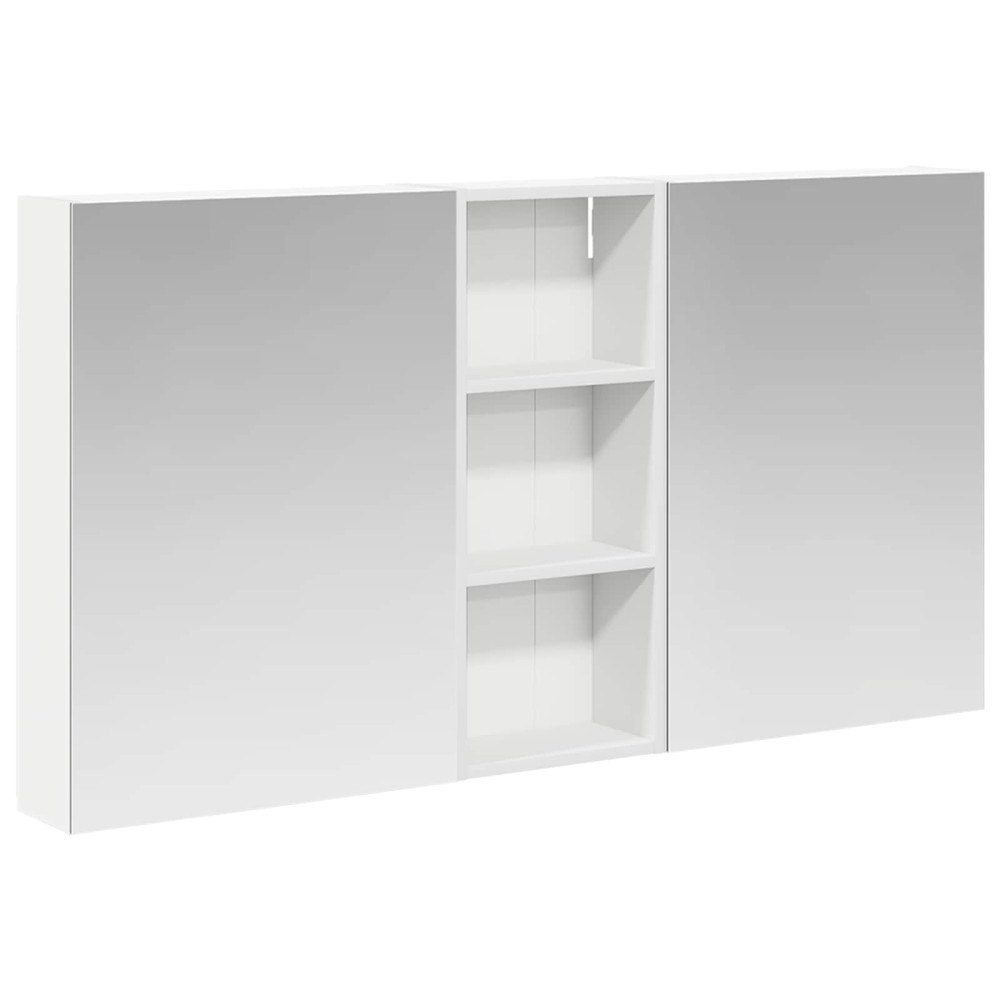 vidaXL Badrumsskåpsset 3 pcs 130 x 14,5 x 70 cm Konstruerat trä