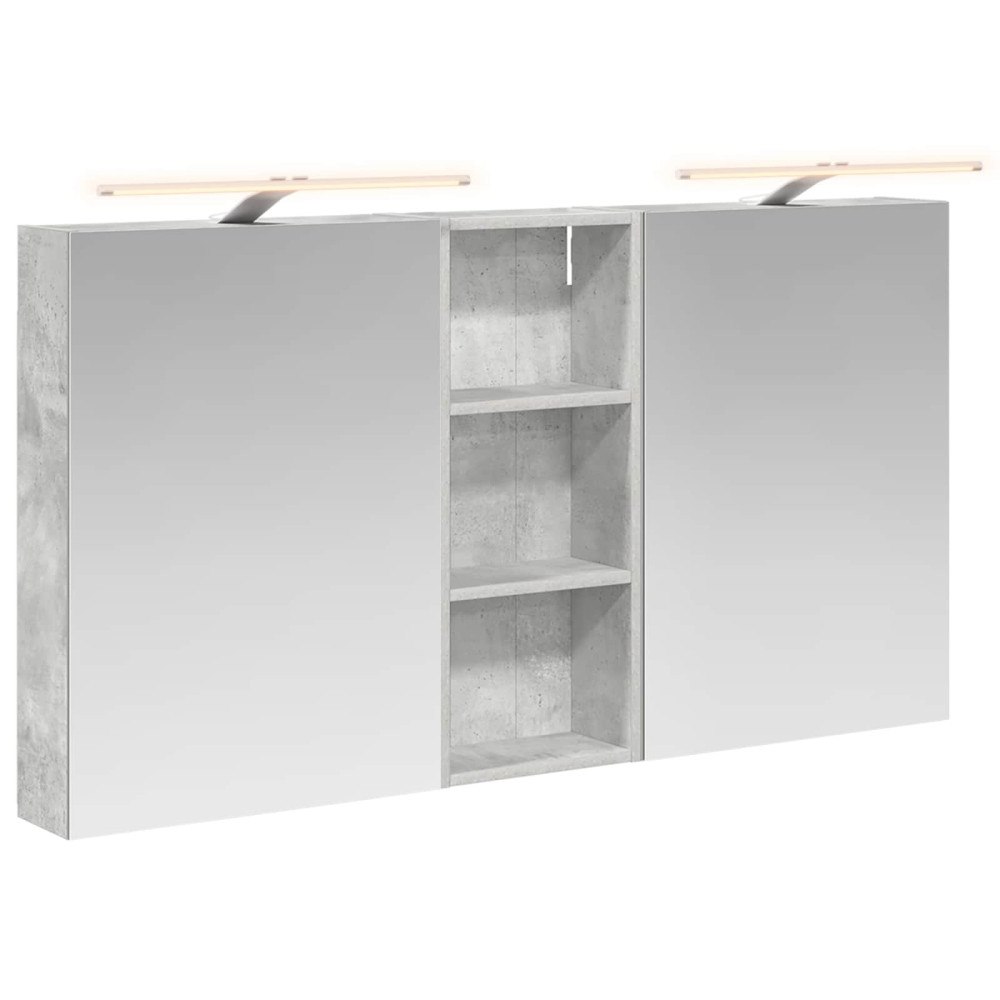vidaXL Badrumsskåpsset 3 pcs 130 x 14,5 x 70 cm Konstruerat trä