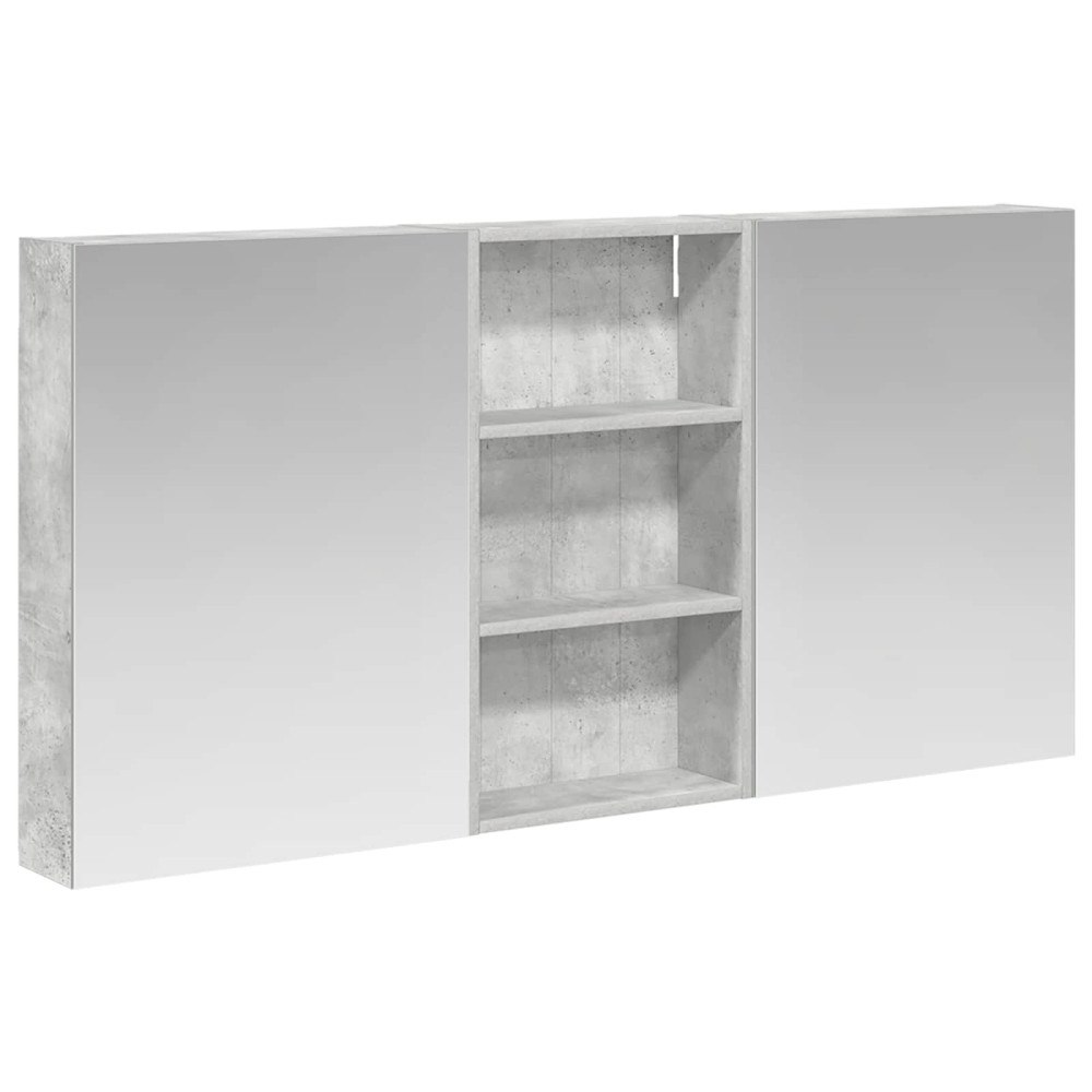 vidaXL Badrumsskåpsset 3 pcs 140 x 14,5 x 70 cm Konstruerat trä