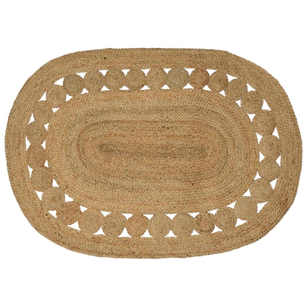 vidaXL Matta Brun 100 x 152 cm Jute