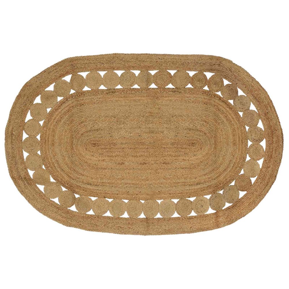 vidaXL Matta Brun 152 x 245 cm Jute