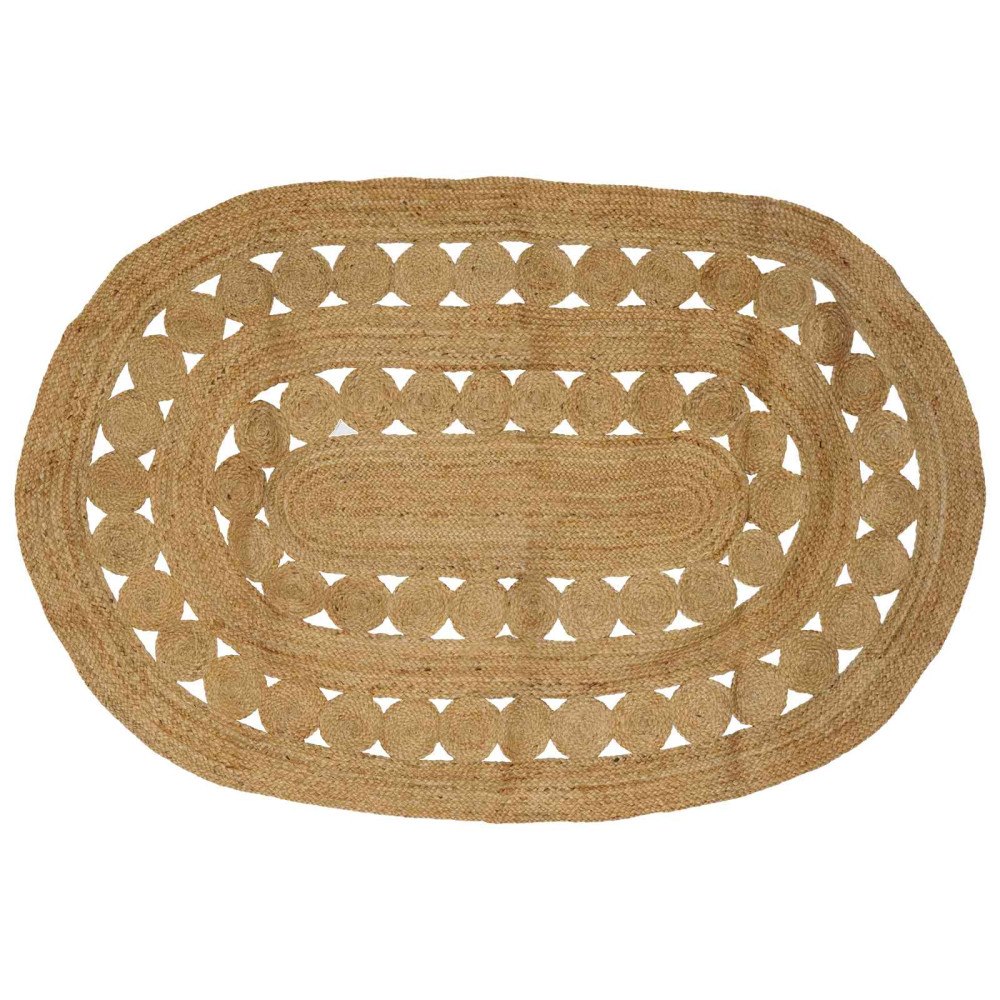 vidaXL Matta Brun 152 x 245 cm Jute