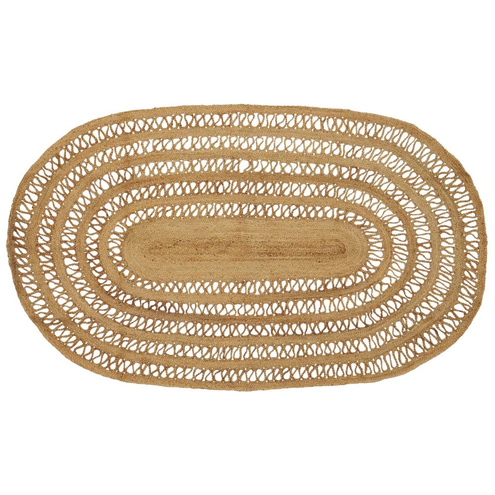 vidaXL Matta Brun 205 x 305 cm Jute