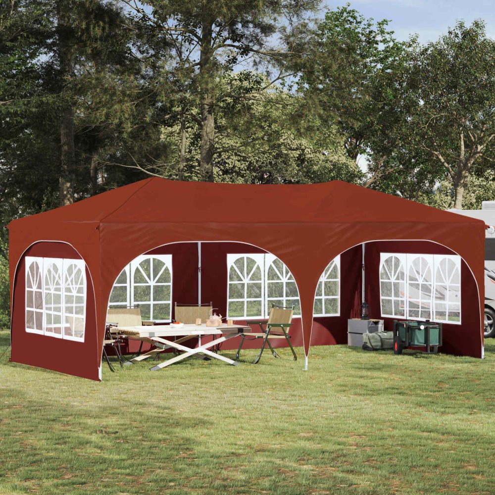 vidaXL Pop-up Partytält Terracotta 575 x 288 x 245 cm Oxford Tyg