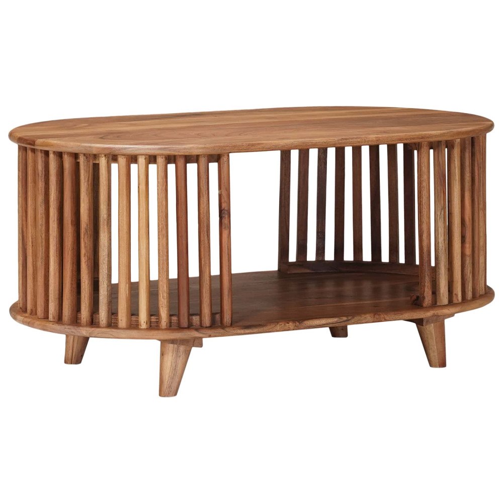 vidaXL Kaffeebord Naturfärg 85 x 50 x 40 cm