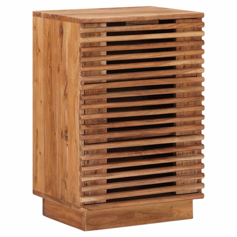 vidaXL Nattduksbord med låda Naturfärg 40 x 30 x 60 cm