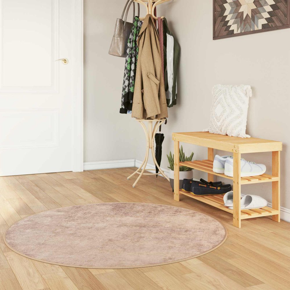 vidaXL Mattlöpare MARSA Sand 120 x 120 cm Polyester och PVC