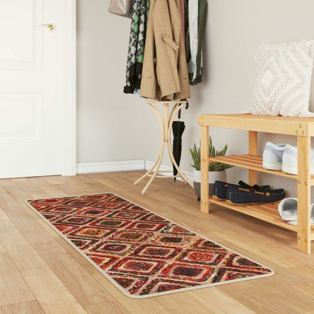 vidaXL Mattlöpare MARSA Flerfärgsdesign 50 x 100 cm Polyester och PVC