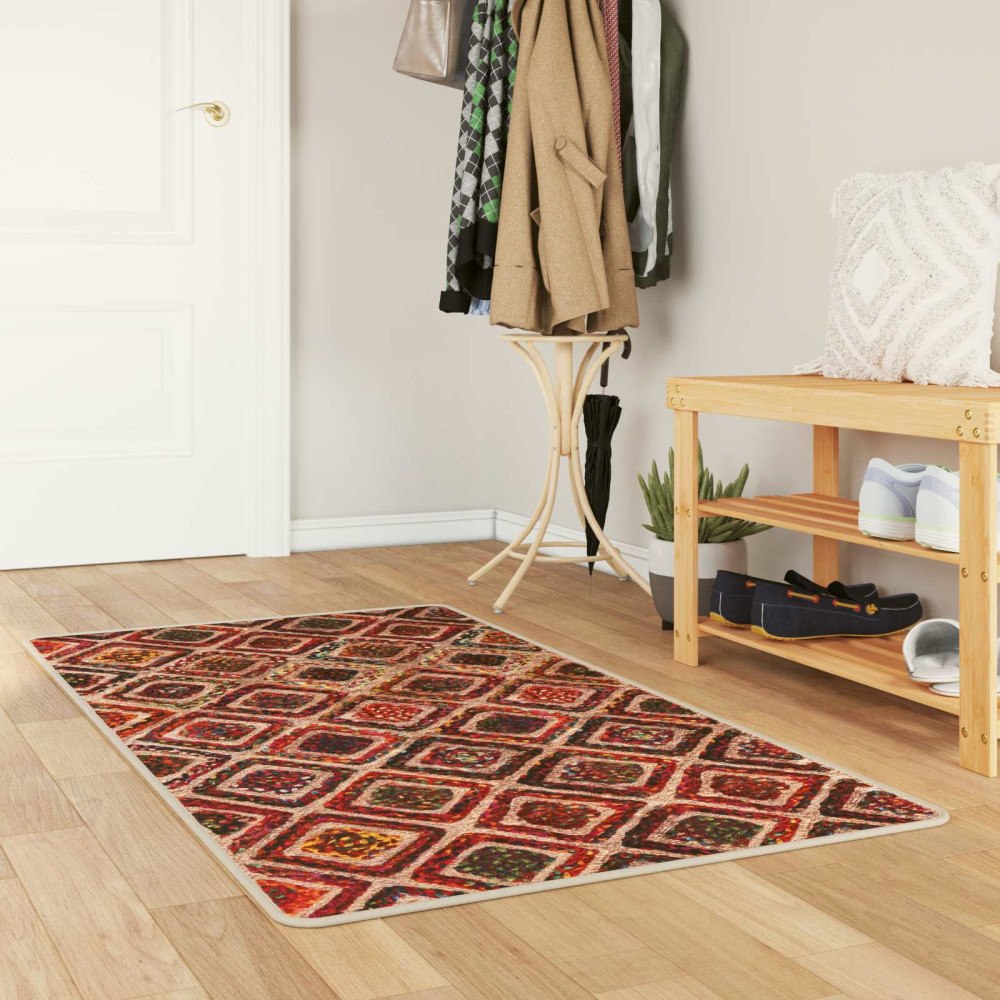 vidaXL Mattlöpare MARSA Flerfärgsdesign 80 x 100 cm Polyester och PVC