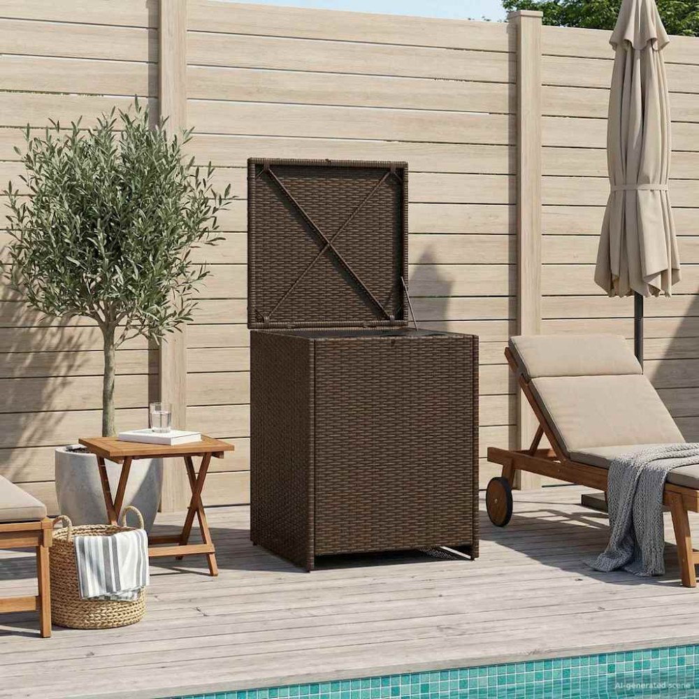 vidaXL Kuddbox 55 x 55 x 69 cm stål