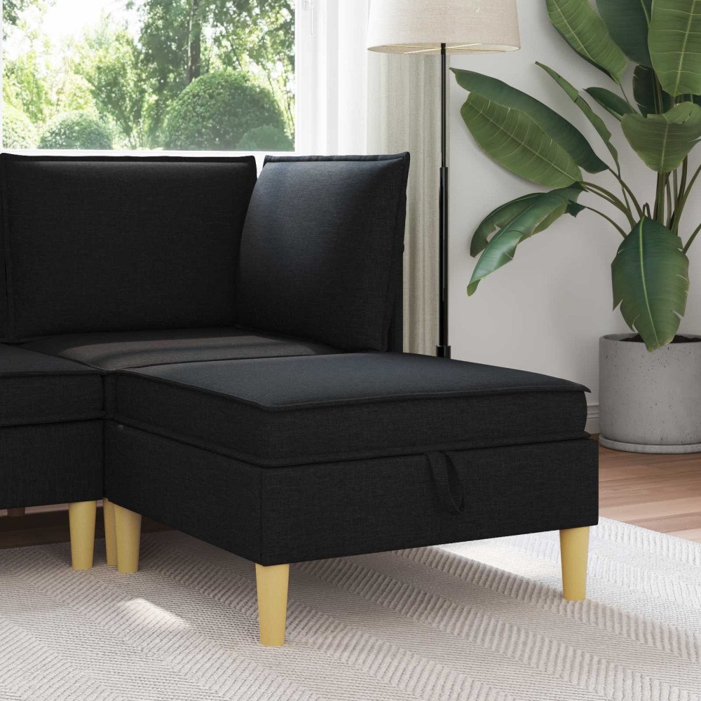 vidaXL Soffa med förvaring Tyg