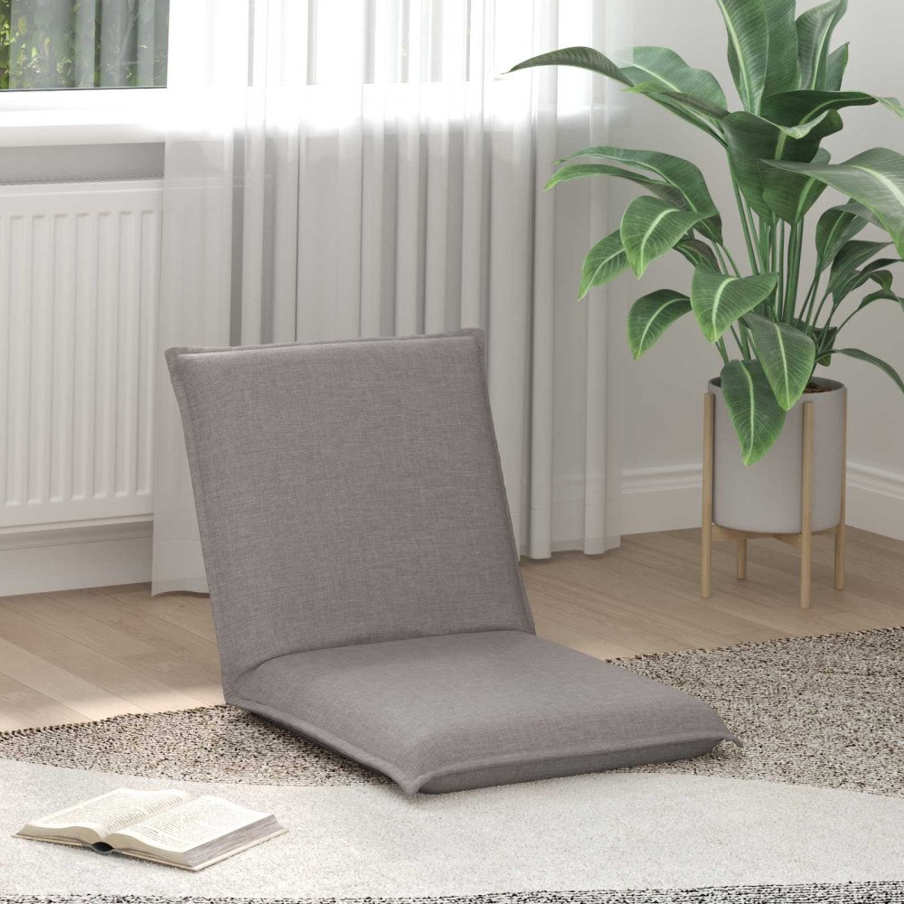 vidaXL Golvstol Taupe 54 x 64 x 59 cm tyg