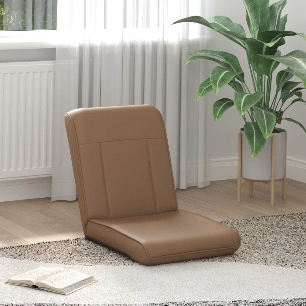 vidaXL Golvstol Cappuccino 50 x 73 x 60 cm Konstläder