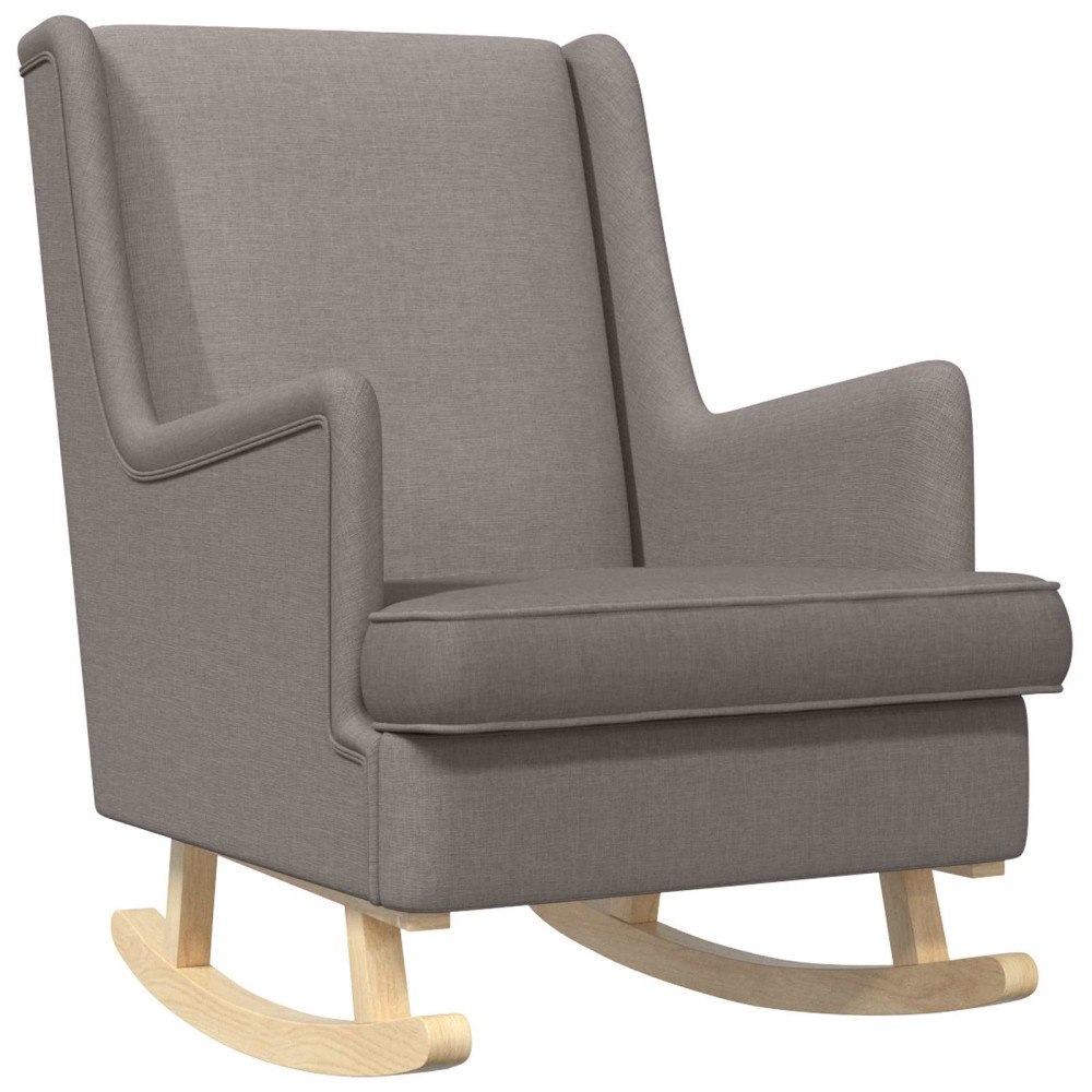 vidaXL Gungstol Taupe 62 x 80 x 85 cm tyg