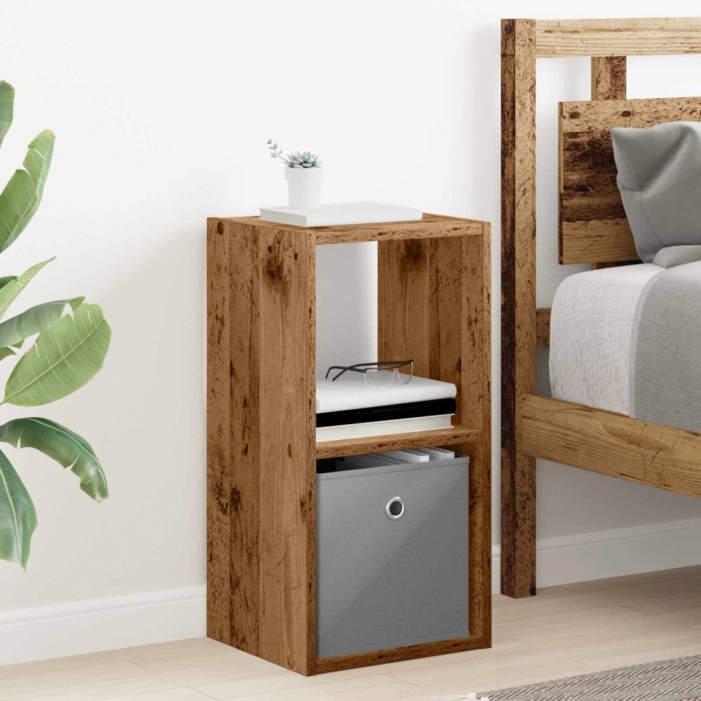 vidaXL Sängbord Gammalt trä 30,5 x 27 x 59,5 cm Konstruerat trä