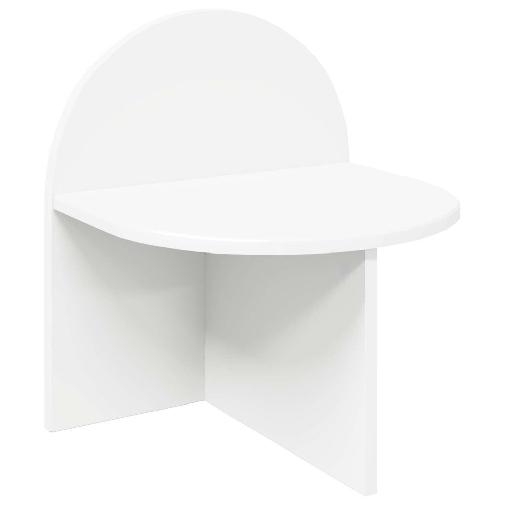 vidaXL Sängbord Vit 40 x 35,5 x 45,5 cm Konstruerat trä