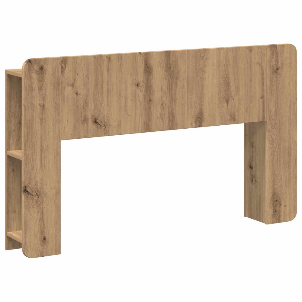 vidaXL Sänggavelsskåp med lagring Artisan-ek Konstruerat trä