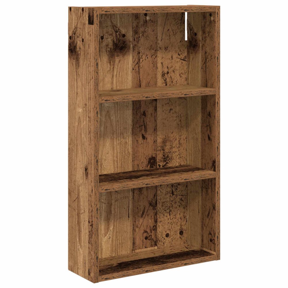 vidaXL Badrumsväggskåp Gammalt trä 40 x 14 x 70 cm Konstruerat trä