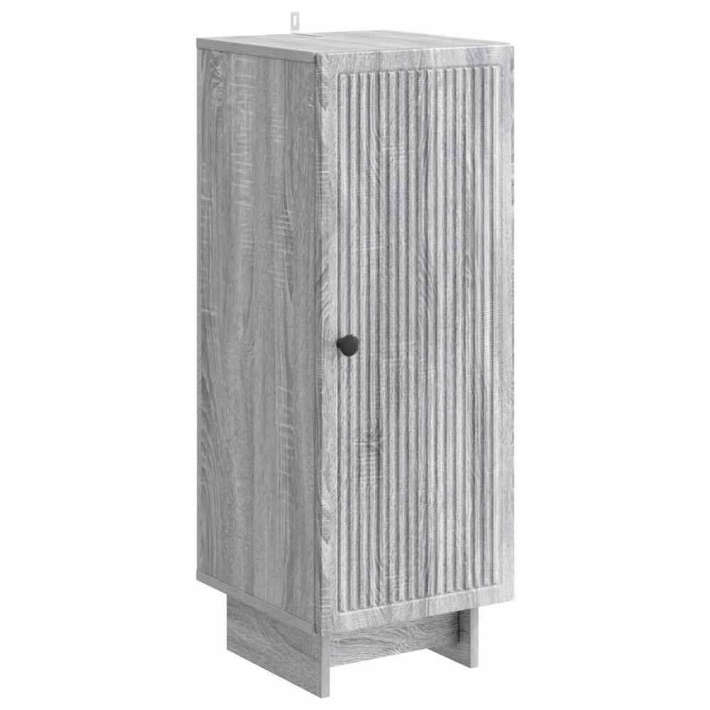 vidaXL Sideboard Grå Sonoma 33 x 34,5 x 90 cm Konstruerat trä