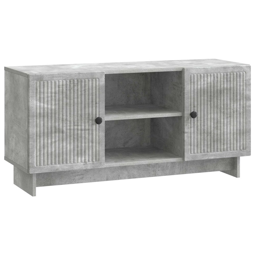vidaXL TV-skåp 102 x 34,5 x 50 cm Betonggrå Konstruerat trä