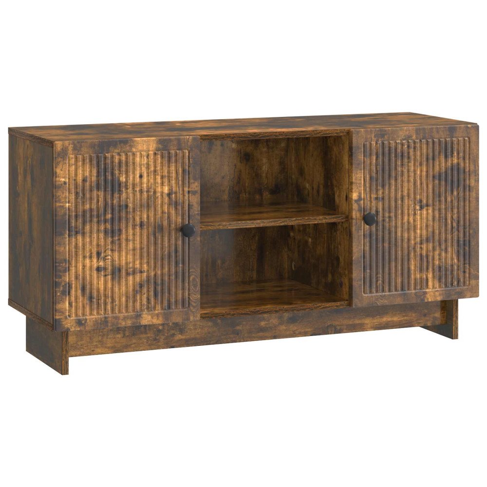 vidaXL TV-skåp 102 x 34,5 x 50 cm Rökt ek Konstruerat trä