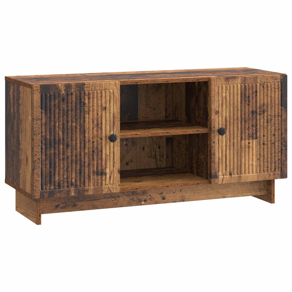 vidaXL TV-skåp 102 x 34,5 x 50 cm Gammalt trä Konstruerat trä