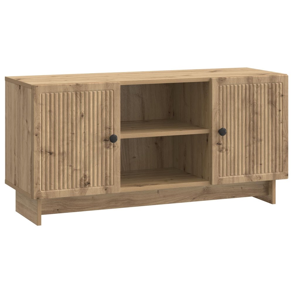 vidaXL TV-skåp 102 x 34,5 x 50 cm Artisan-ek Konstruerat trä