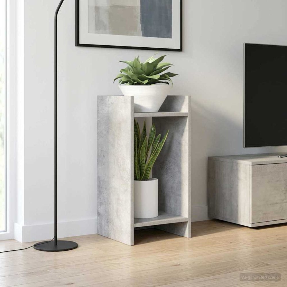 vidaXL Växtställ 2 pcs BetongGrå 30 x 30 x 60 cm Konstruerat trä